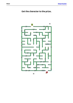 Easy Maze #16 puzzle thumbnail