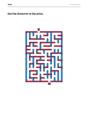Easy Maze #5 puzzle thumbnail
