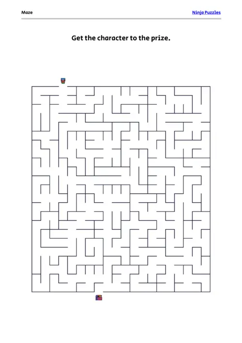 Medium Maze #25 thumbnail