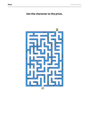 Easy Maze #13 puzzle thumbnail