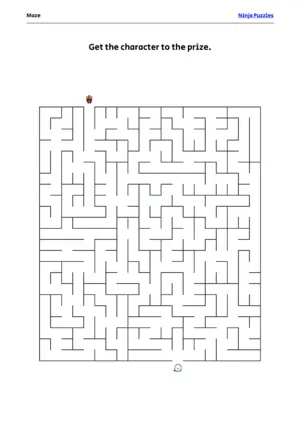 Medium Maze #19 puzzle thumbnail