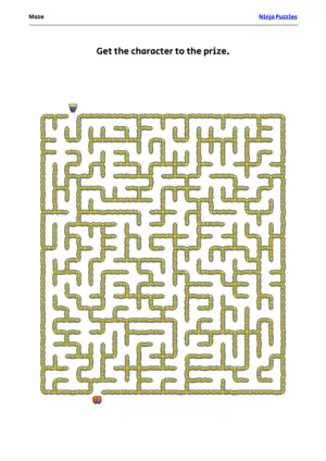 Medium Maze #28 puzzle thumbnail