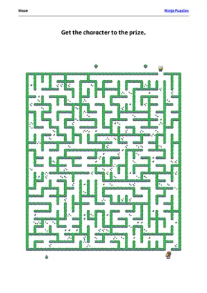 Medium Maze #18 puzzle thumbnail