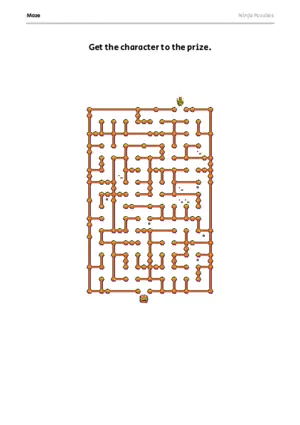 Easy Maze #9 puzzle thumbnail