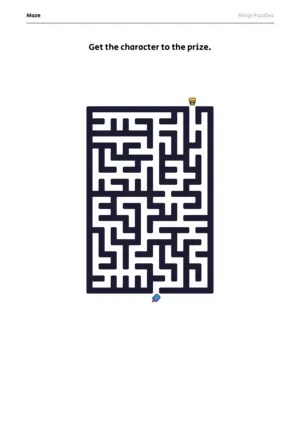 Easy Maze #11 puzzle thumbnail