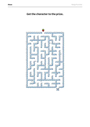 Easy Maze #15 puzzle thumbnail