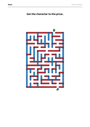 Easy Maze #6 puzzle thumbnail