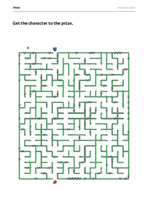 Medium Maze #1 puzzle thumbnail