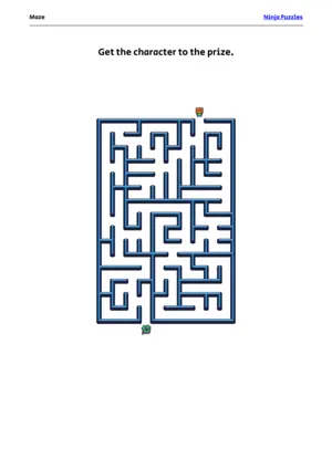 Easy Maze #24 puzzle thumbnail