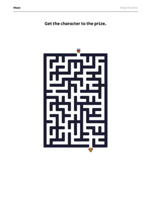 Easy Maze #7 puzzle thumbnail