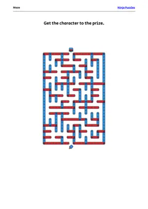 Easy Maze #27 puzzle thumbnail