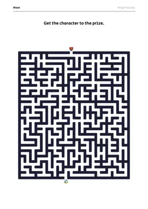 Medium Maze #8 puzzle thumbnail