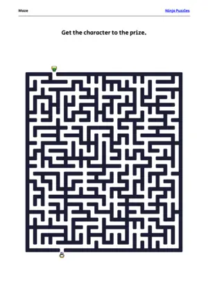 Medium Maze #30 puzzle thumbnail