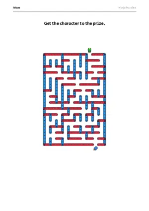 Easy Maze #6 puzzle thumbnail