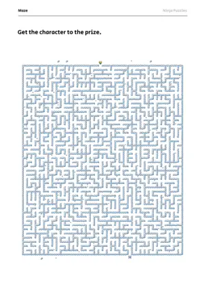 Hard Maze #3 puzzle thumbnail