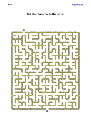 Medium Maze #24 puzzle thumbnail