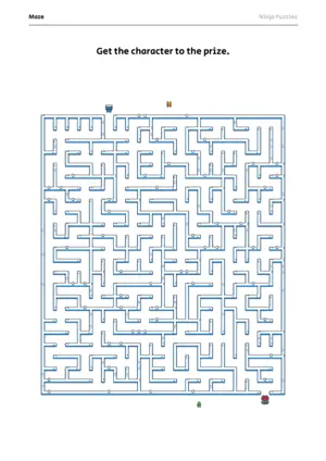 Medium Maze #9 puzzle thumbnail