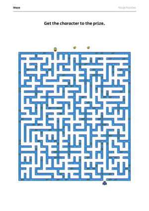 Medium Maze #11 puzzle thumbnail