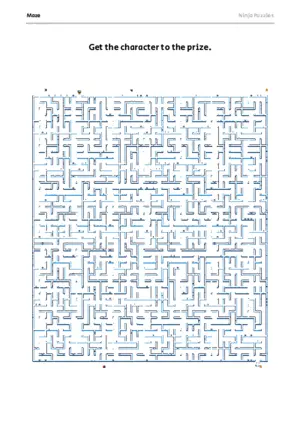 Hard Maze #11 puzzle thumbnail