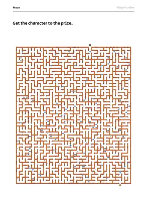 Hard Maze #5 puzzle thumbnail