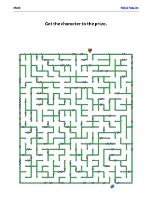 Medium Maze #22 puzzle thumbnail