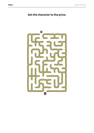 Easy Maze #10 puzzle thumbnail