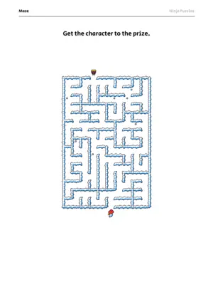 Easy Maze #14 puzzle thumbnail