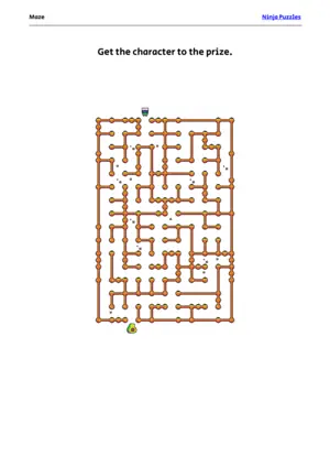 Easy Maze #26 puzzle thumbnail