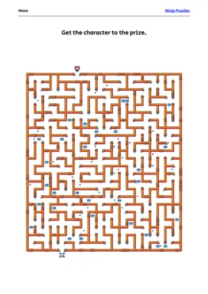 Medium Maze #26 puzzle thumbnail