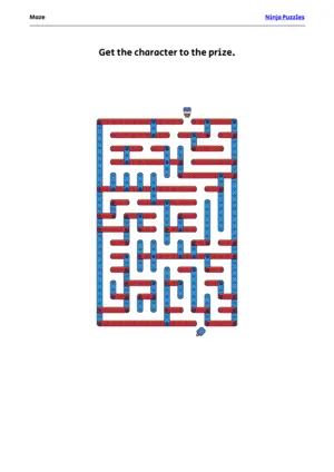 Easy Maze #29 puzzle thumbnail