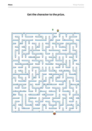 Medium Maze #14 puzzle thumbnail