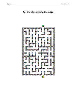 Easy Maze #8 puzzle thumbnail