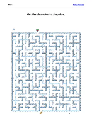 Medium Maze #29 puzzle thumbnail