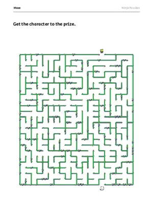 Medium Maze #2 puzzle thumbnail