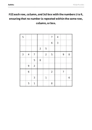Hard Sudoku #12 puzzle thumbnail
