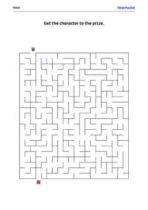 Medium Maze #27 puzzle thumbnail