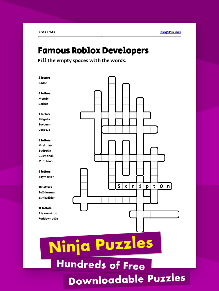 Famous Roblox Developers