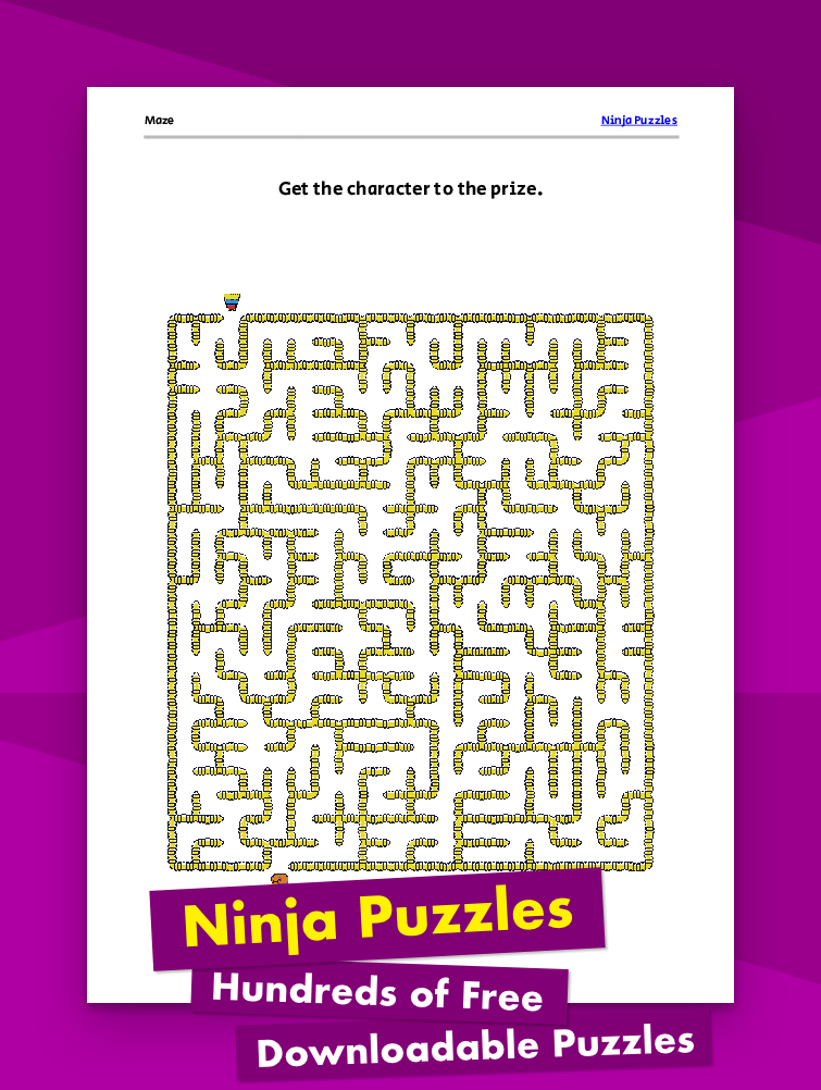 Medium Maze #28 - Free Printable PDF Puzzle