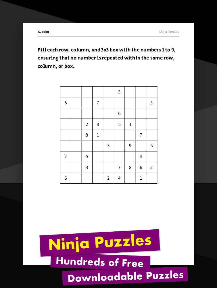 Hard Sudoku #11 - Free Printable PDF Puzzle