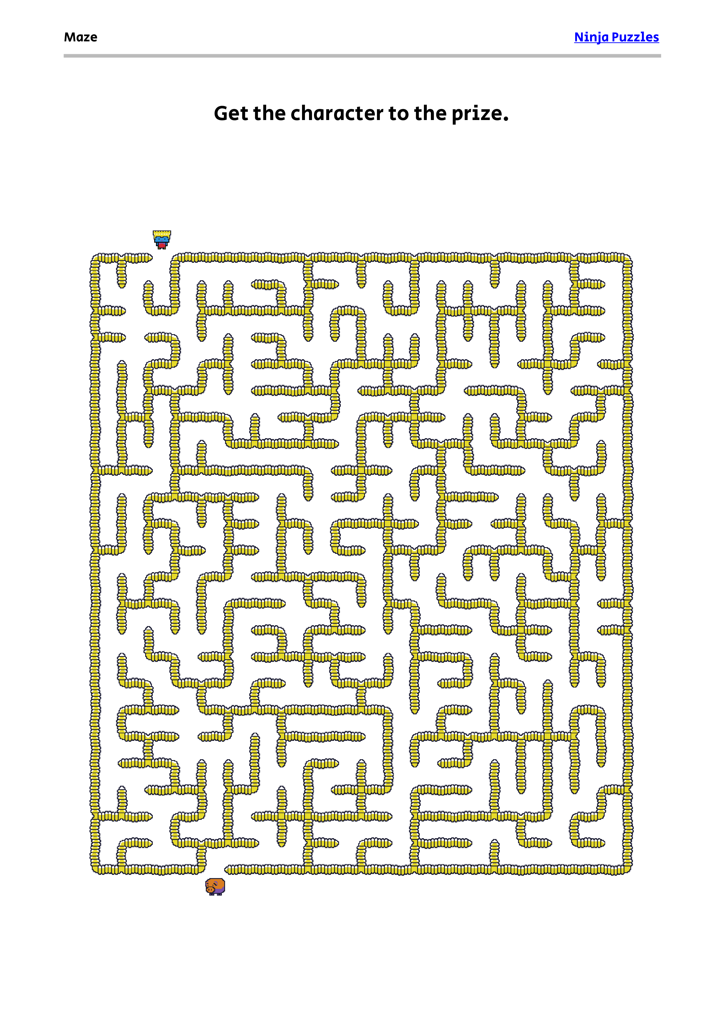Download Medium Maze #28 Maze PDF Puzzle