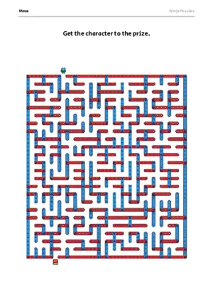 Medium Maze #13 puzzle thumbnail