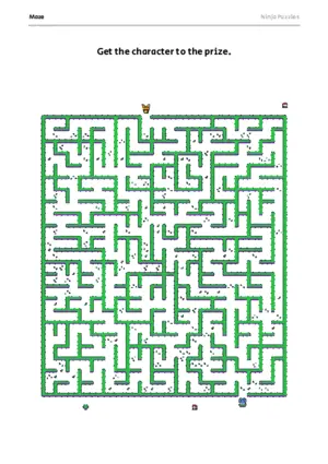 Medium Maze #6 puzzle thumbnail